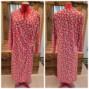 Anne Klein | Dresses | Anne Klein Jenna Drawstring Midi Dress Size 6 |  Poshmark